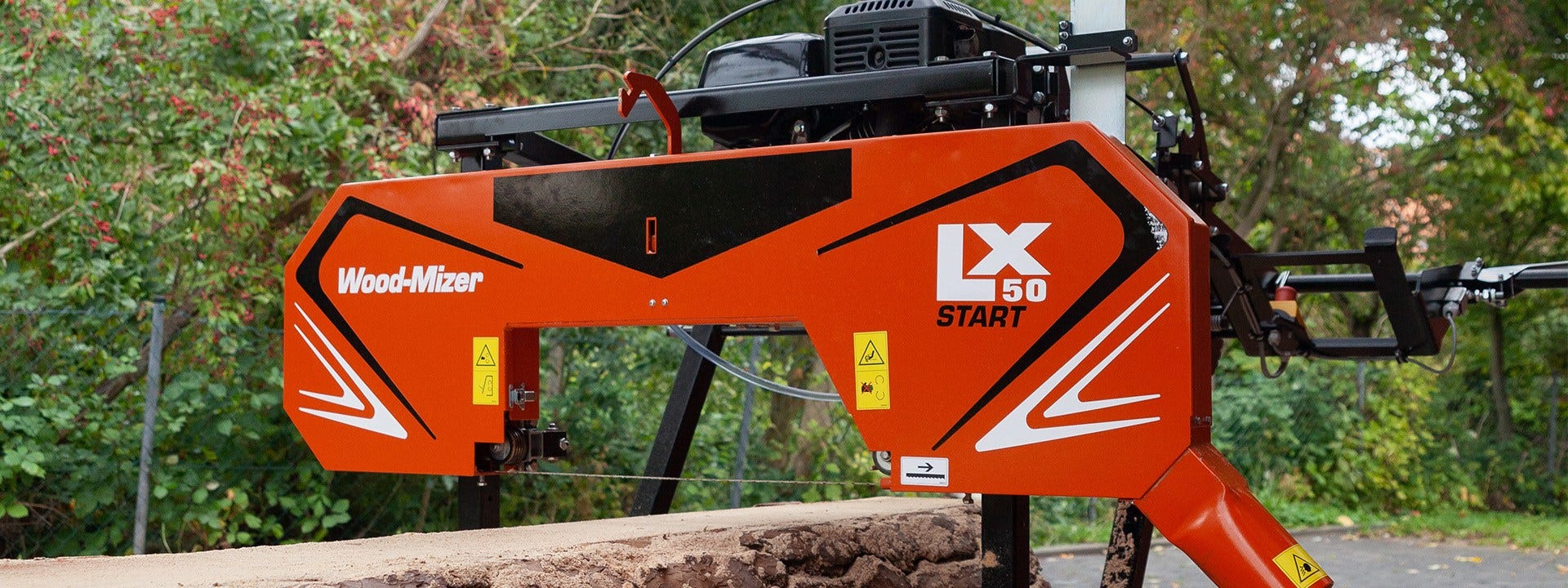 Wood-Mizer présente la scierie d’entrée de gamme LX50START pour scier économiquement vos billes et votre bois d’œuvre  